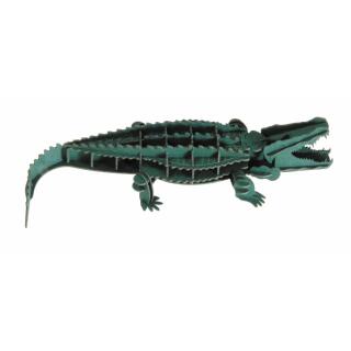 3D Krokodil Papiermodell