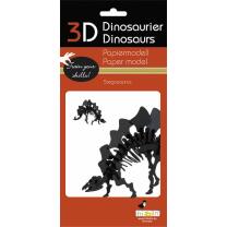 3D Dinosaurier Stegosaurus Papiermodell