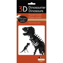 3D Dinosaurier Tyrannosaurus Rex Papiermodell