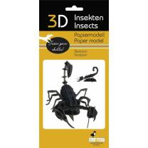 3D Skorpion Papiermodell