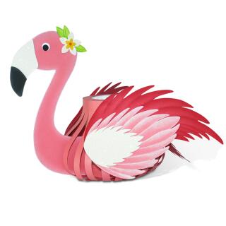 Ursus Laternen - Bastelset Flamingo