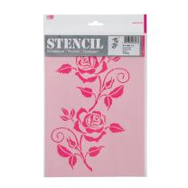 Schablone / Stencil DIN A4 - Rosenranke (73)