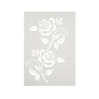 Schablone / Stencil DIN A4 - Rosenranke (73)