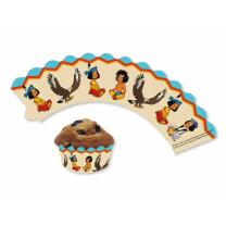 Yakari - Cupcake-Banderolen, 12 Stück