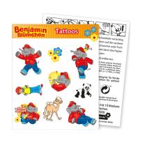 Tattoos Elefant Benjamin Blümchen - 1 Bogen mit 9...