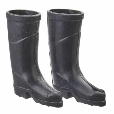 Gummistiefel schwarz - 1 Paar - 2,5 x 3,5 cm