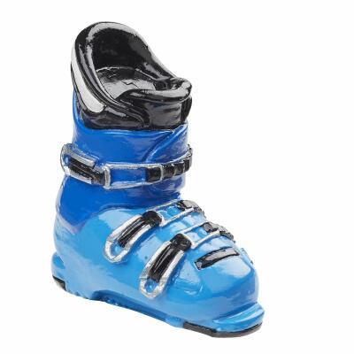 Miniatur - Skistiefel blau - ca. 4 cm