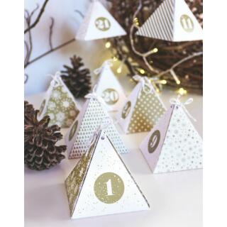 DIY Adventskalender Pyramiden