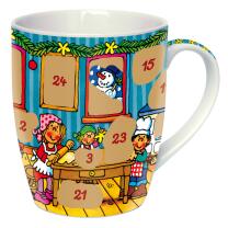 Lutz Mauder Adventskalender-Tasse Weihnachtsbäckerei