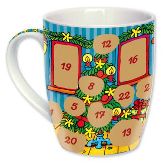 Lutz Mauder Adventskalender-Tasse Weihnachtsbäckerei