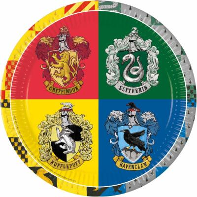 Harry Potter - Pappteller Hogwarts Houses - 23 cm