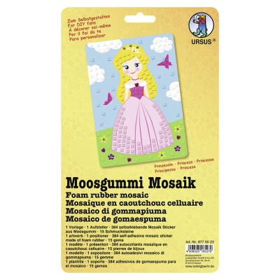 Moosgummi Mosaik Prinzessin (23)