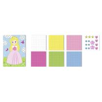 Moosgummi Mosaik Prinzessin (23)