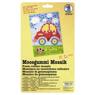 Moosgummi Mosaik Auto (06)