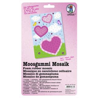 Moosgummi Mosaik Herz (32)