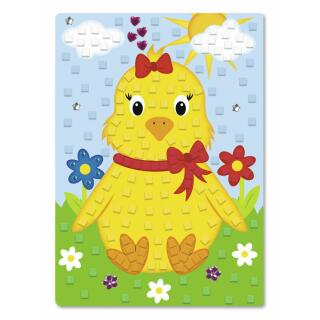 Moosgummi Mosaik Küken (30)