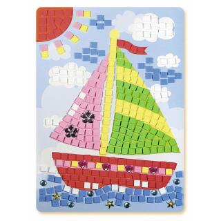 Moosgummi Mosaik Boot (05)