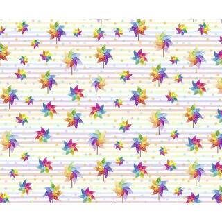 Motiv-Fotokarton Regenbogen Windmühlen (136), 300 g/m²,  49,5cm x 68cm