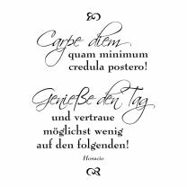 Efco (934) clear stamps Stempel Set - Carpe diem