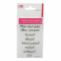 Efco (100) clear stamps Stempel Set - Man wird nicht...