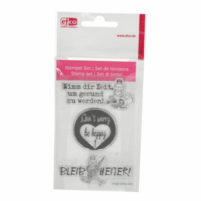 Efco (101) clear stamps Stempel Set - Nimm dir die Zeit