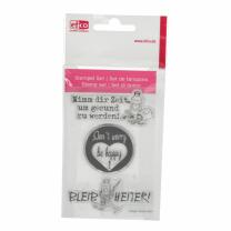Efco (101) clear stamps Stempel Set - Nimm dir die Zeit