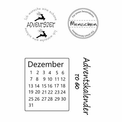 Efco (103) clear stamps Stempel Set - Advent