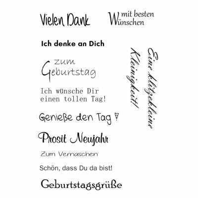 Efco (111) clear stamps Stempel Set - Geburtstag 6