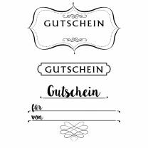 Efco (948) clear stamps Stempel Set - Gutschein