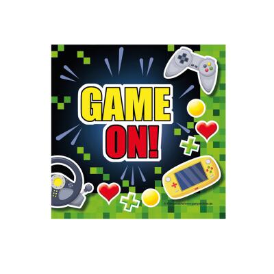 Gaming Party - Servietten, 20 Stück