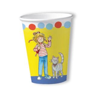 44-teiliges Party-Set - Meine Freundin Conni - Teller Becher Servietten Trinkhalme  für 8 Kinder