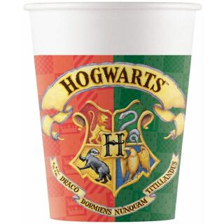 68-teiliges Party-Set Harry Potter - Teller Becher Servietten + Trinkhalme für 16 Kinder