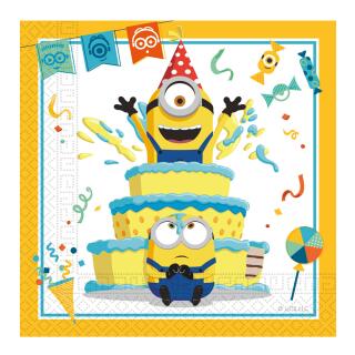 Minions Rise of Gru Servietten, 20 Stück