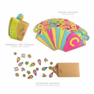 ABC Champions Schulstart Deko-Set