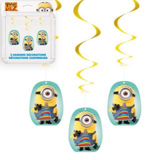 Minions Dekospiralen, 3 Stück