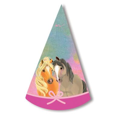 Partyhütchen Pferde - Pretty Pony, 8 Stück