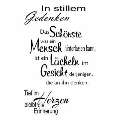 Efco (115) clear stamps Stempel Set - Stilles Gedenken