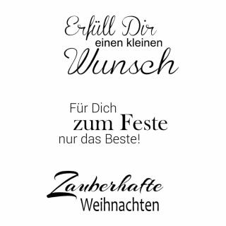 Efco (120) clear stamps Stempel Set - Weihnachten 7