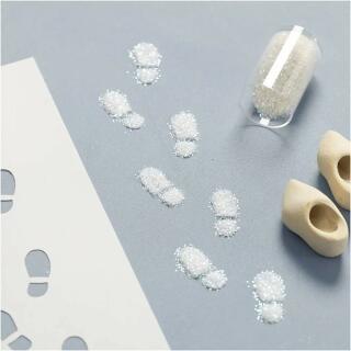 Mini-Bastelset Wichteltür - Fußabdrücke