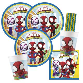 44-teiliges Party-Set - Spidey und seine Super-Freunde