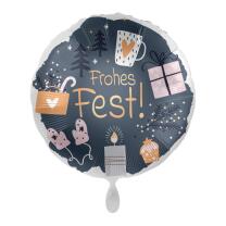 Folienballon 43 cm - Frohes Fest