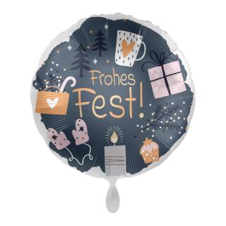 Folienballon 43 cm - Frohes Fest
