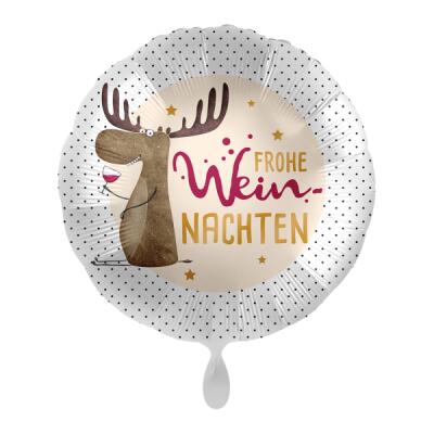 Folienballon 43 cm - Frohe Weinnachten