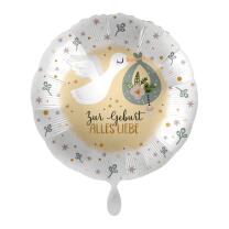 Folienballon 43 cm - Geburt - zur Geburt alles Liebe