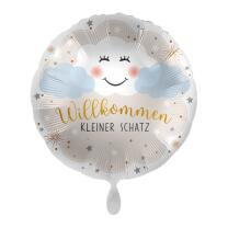 Folienballon 43 cm - Geburt - Willkommen kleiner Schatz