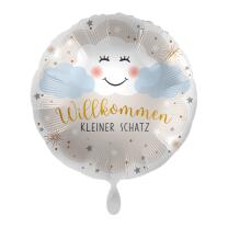 Folienballon 43 cm - Geburt - Willkommen kleiner Schatz