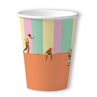 67-teiliges Party-Set - Pippi Langstrumpf - Teller Becher Servietten XXL-Konfetti Muffin-Banderolen Picker Trinkhalme  für 8 Kinder