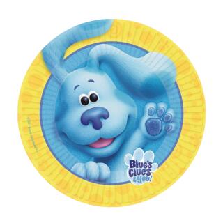 40-teiliges Party-Set Blues Clues - Teller  Becher Servietten Papiertrinkhalme für 8 Kinder