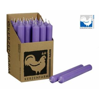 Stabkerze 180 x 22 mm - durchgefärbt - Made in Germany 12 lavendel 1