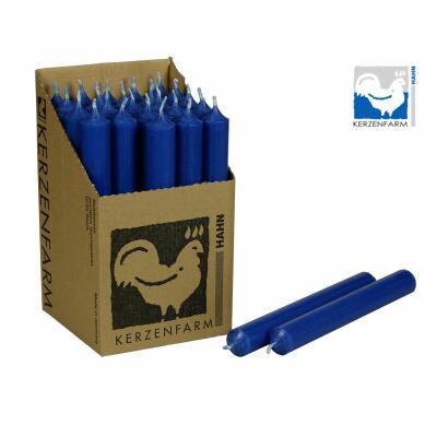 Stabkerze 180 x 22 mm - durchgefärbt - Made in Germany 15 blau 1